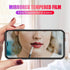 Glue Anti Scratch Mirror Screen Protector Tempered Glass For iphone 13 12 11 Pro XS Max X XR 7 8 Plus Makeup Mirror Tempered Glass for Iphone 11 12Pro 13pro Max Mirror Screen Protectors