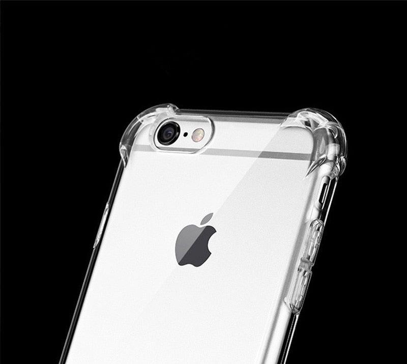 Classic Transparent Clear Soft Shockproof Phone Case Cover For iPhone Simple Phone Cases For iPhone XS 11 Pro MAX 6 6s 7 8 Plus Case Cover Silicone Case iPhone XR X 7 8 6 5 5S  5C Case For iphone