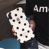 Transparent  Phone Case For iPhone 13 12 11 14 Pro Little Dots Love Heart Clear Back Cover Vintage Women Girls Soft Anti-Scratch Protective Cases for iPhone
