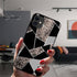Unique Abstract Ultra Thin Sparkle Soft Silicone Case For iPhone XS Max 8 7 Plus X XR 6 6S 5S Mini Black Phone Case Marble Geometric Art Soft Silicone Cover