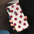 Transparent  Phone Case For iPhone 13 12 11 14 Pro Little Dots Love Heart Clear Back Cover Vintage Women Girls Soft Anti-Scratch Protective Cases for iPhone