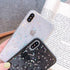Transparent Glitter Phone Case For iPhone 11 12 13 14 Pro Max Love Heart Star Sequins Soft Clear Cover Shiny Sparkle Cover With Mini Heart Soft Lightweight Slim Protective Phone Cases Shockproof Flexible Bumper Cover for Women