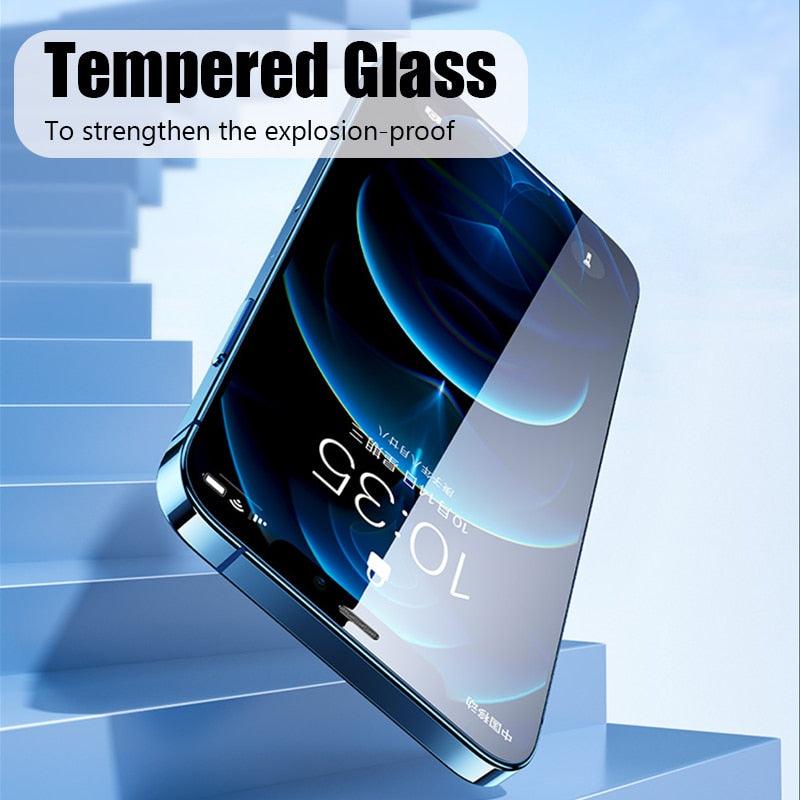 4PCS Screen Protector for iPhone 14 13 12 11 Pro Max Mini Tempered Glass for iPhone 7 8 6 6S Plus X XR Xs Max SE 2020 Glass One-piece Front Scratchproof Tempered Glass