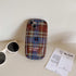 Cute Scottish Plaid Lattice Soft Case For Iphone 14 13 12 11 Pro Max X Xr Xs Max Lovely Dog Shockproof Protective Cover Checkered Plaid Soft Silicone Case