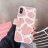 Slim Fit  Lightweight Black White  Print Silicone Case For iPhone 11 Pro 7 8 Plus X XR XS Max iphone 11 Cell Phone Case Cover White Black Pattern Print Silicone Unisex Case