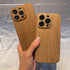 Ultra thin Vintage Wood Texture Phone Case For iPhone 14Plus 13Pro 14 13 12 Pro Max Lens protection anti-skid Soft Cover Wooden Smartphone case For iPhone