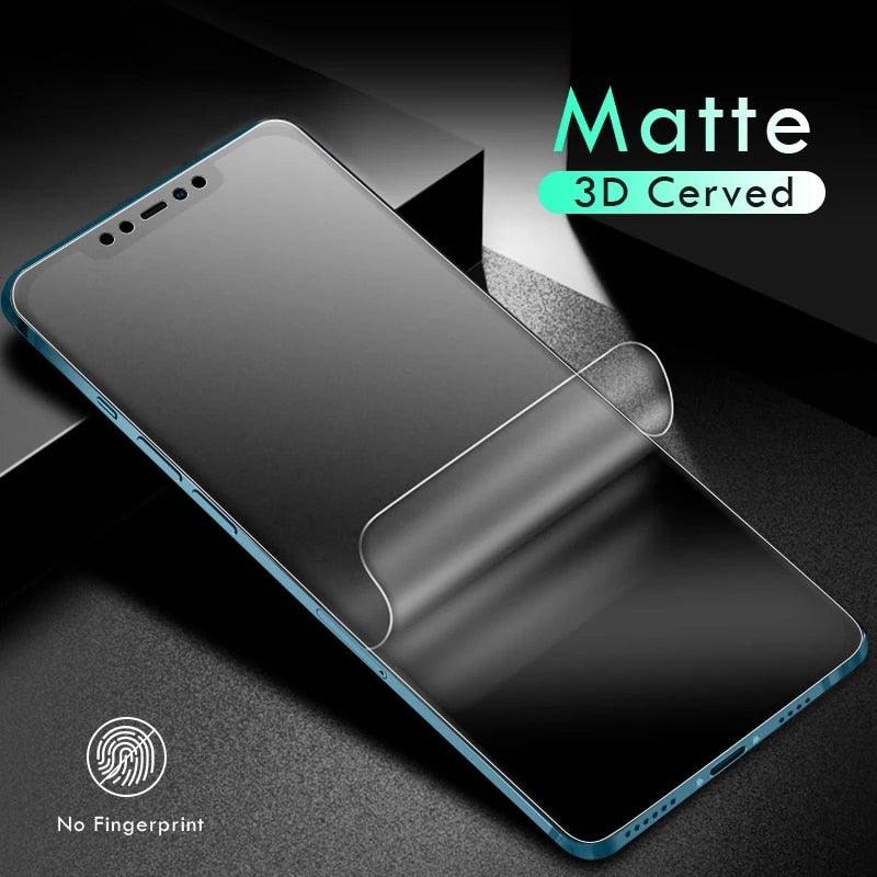 4pcs Matte Film For Iphone 11 12 13 Pro Max Mini Frosted Screen Protectors For Iphone X Xr Xs Max 6 6s 7 8 Plus Se Anti Glare Matte Finish Anti-fingerprint Film