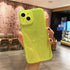 Solid Color Silicon For iPhone 12 Case Fashion Glitter Phone Case For iPhone 13 11 Pro Max X XR XS Max 8 Plus Glitter Shiny Elegant Case Luxury Clear Transparent Colored Case for iPhone