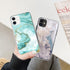 Fashion Marble Pattern Phone Case For iPhone 13 12 11 Pro Max 7 8 6 6S Plus X XR XS Max 12Mini 5 5S SE Cute Soft TPU Cover Full Body Protection with Raised Bezel