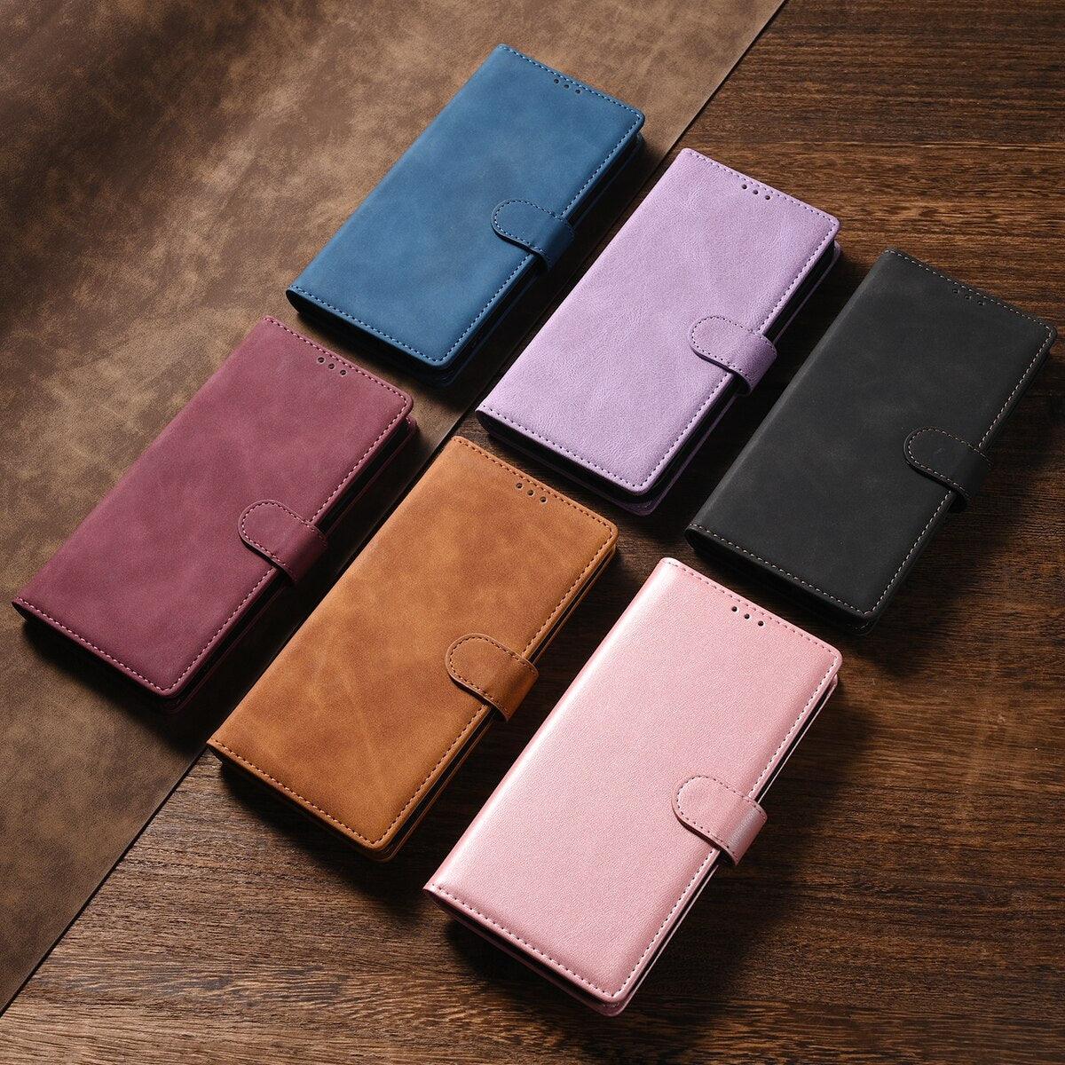 Redmi Note 11 Pro Case with Card Holder Leather Flip Case with Magnetic Full Protection for Xiaomi Redmi Note 11S 11 10S 9S 8T 8 10 Pro 10A 10C 9C 9T 9A Flip Cover Mi Poco C40 X4 X3 GT M3 M4 M5S F4 F3 5G