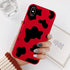 Slim Fit  Lightweight Black White  Print Silicone Case For iPhone 11 Pro 7 8 Plus X XR XS Max iphone 11 Cell Phone Case Cover White Black Pattern Print Silicone Unisex Case