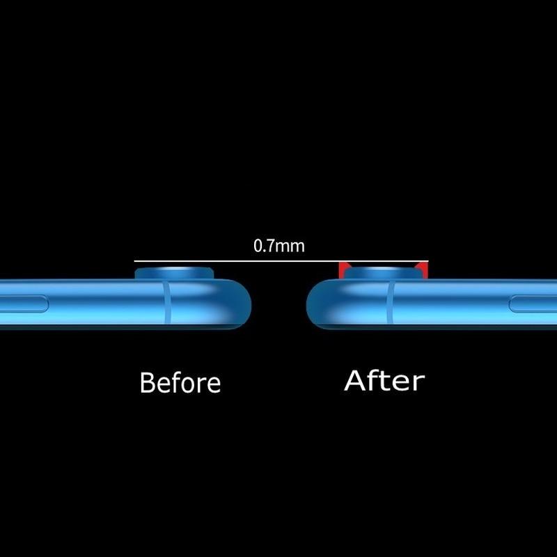 Camera Protection Ring with Metal Camera Protection Film For iPhone XR Metal Camera Protector Ring Circle Compatible with iPhone XR Aluminum Alloy Back Lens Protective Glass Cover