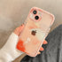 Luminous Art Abstract Phone Case For iPhone 13 12 11 Pro Max Transparent Silicone Shockproof Bumper Cover  Floral Girly Transparent Phone Case Glow In Dark iphone case