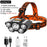 Adjustable USB Rechargeable Torch Lamp Built-in Battery 5 Led Strong Headlight Waterproof Rechargeable Super Bright Head-Mounted Flashlight For Outdoor Night Camping - STEVVEX Lamp - 200, Flashlight, Gadget, Headlamp, Headlight, Headtorch, lamp, Rechargeable Flashlight, Rechargeable Headlamp, Rechargeable Headlight, Rechargeable Torchlight, Waterproof Flashlight, Waterproof Headlamp, Waterproof Headlight, Waterproof Torchlight - Stevvex.com