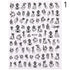 Alphabet Love Shaped  Pattern 3D Nail Stickers Slider Valentine Day Decals Foil For Love Nail Art Decoration Pop Art Nail Stickers Sexy Girl Designs Comics Water Transfer Decals Manicure Lips Nail Art Decorations Slider Nail Art Stickers