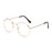 Anti Blue Light Glasses Computer Goggles Eye Protection For Men And Women Fashion Round Anti Blue Light Eyeglasses Reading Glasses Metal Spectacles For Men Women Eyewear Eyeglasses Frame Diopter 0 To 4.0