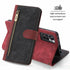 Anti-Theft Brush Leather Case For Redmi Note 11S 10S 9S 11 10 9 8 8T 7 Pro Max 10A 10C 9A 9C 9T 8A 7A Business Flip Wallet Cover Premium Soft PU Leather Flip Folio Wallet with Wrist Strap Card Slot Protective Case for Xiaomi