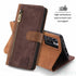 Anti-Theft Brush Leather Case For Redmi Note 11S 10S 9S 11 10 9 8 8T 7 Pro Max 10A 10C 9A 9C 9T 8A 7A Business Flip Wallet Cover Premium Soft PU Leather Flip Folio Wallet with Wrist Strap Card Slot Protective Case for Xiaomi