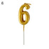 Arabic Number 0-9 Wax Candles Number Candles Cake Numeral Candles Number 0-9 Glitter Cake Topper Decoration For Birthday Wedding Reunion Theme Part Digital Cake Topper Kids Children Party Happy Birthday Ornament Cakes Top Decoration Accessories