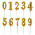 Arabic Number 0-9 Wax Candles Number Candles Cake Numeral Candles Number 0-9 Glitter Cake Topper Decoration For Birthday Wedding Reunion Theme Part Digital Cake Topper Kids Children Party Happy Birthday Ornament Cakes Top Decoration Accessories