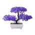 Artificial Bonsai Tree Fake Flower Potted Ornament For Home, Room, Garden, Bookshelves Decoration Desktop Display Artificial Flower Potted for Home Decor