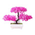 Artificial Bonsai Tree Fake Flower Potted Ornament For Home, Room, Garden, Bookshelves Decoration Desktop Display Artificial Flower Potted for Home Decor