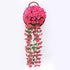 Artificial Flower Wisteria Basket Wall Hanging Flower Party Decoration Simulation For Valentine's Day Wedding Birthdays Hanging Basket Lifelike Garland for Home Wedding Garden/Yard String Floral Decoration