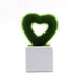 Artificial Lawn Simulation Grass Pile Simulation Flocking Love Star Bonsai Fake Flower Grass Ball For Home Decorations Ornaments Gifts