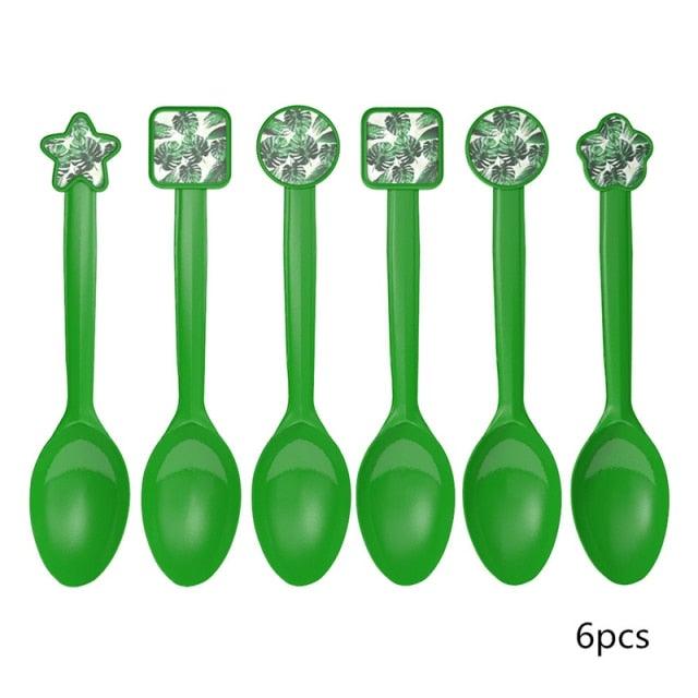 Artificial Tropical Palm Leaves For Hawaiian Luau Beach Birthday Jungle Party Wedding Home Table Decoration Accessories  Tropical Leaves with Stems Jungle Leaves Decorations for Hawaiian Luau Party Beach Baby Shower Wedding Birthday Decorations