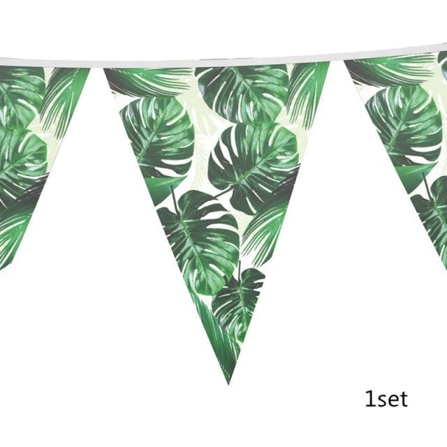 Artificial Tropical Palm Leaves For Hawaiian Luau Beach Birthday Jungle Party Wedding Home Table Decoration Accessories  Tropical Leaves with Stems Jungle Leaves Decorations for Hawaiian Luau Party Beach Baby Shower Wedding Birthday Decorations