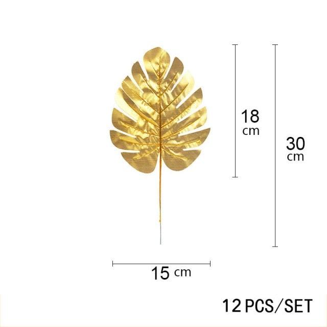 Artificial Tropical Palm Leaves For Hawaiian Luau Beach Birthday Jungle Party Wedding Home Table Decoration Accessories  Tropical Leaves with Stems Jungle Leaves Decorations for Hawaiian Luau Party Beach Baby Shower Wedding Birthday Decorations