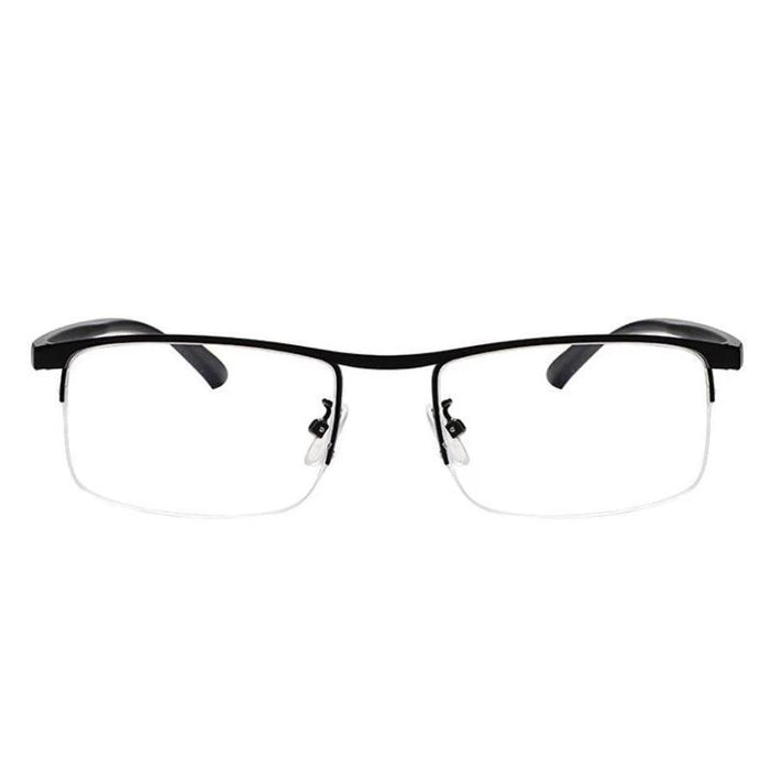 Attractive Metal Frame Sunglasses Style Intelligent Multifocal Progressive Reading Glasses and  Men Women Dual-use Anti-Blue Light Automatic Adjustment Eyewear