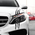 Auto Car Sticker Reflective Monster Claw Scratch Stripe Marks Headlight Decal Car Stickers Monster Claw Marks Headlight Car Sticker Stripes Scratch Decal Vinyl Car Accessories for Sports Cars SUV Pickup Truck Window Motorcycles