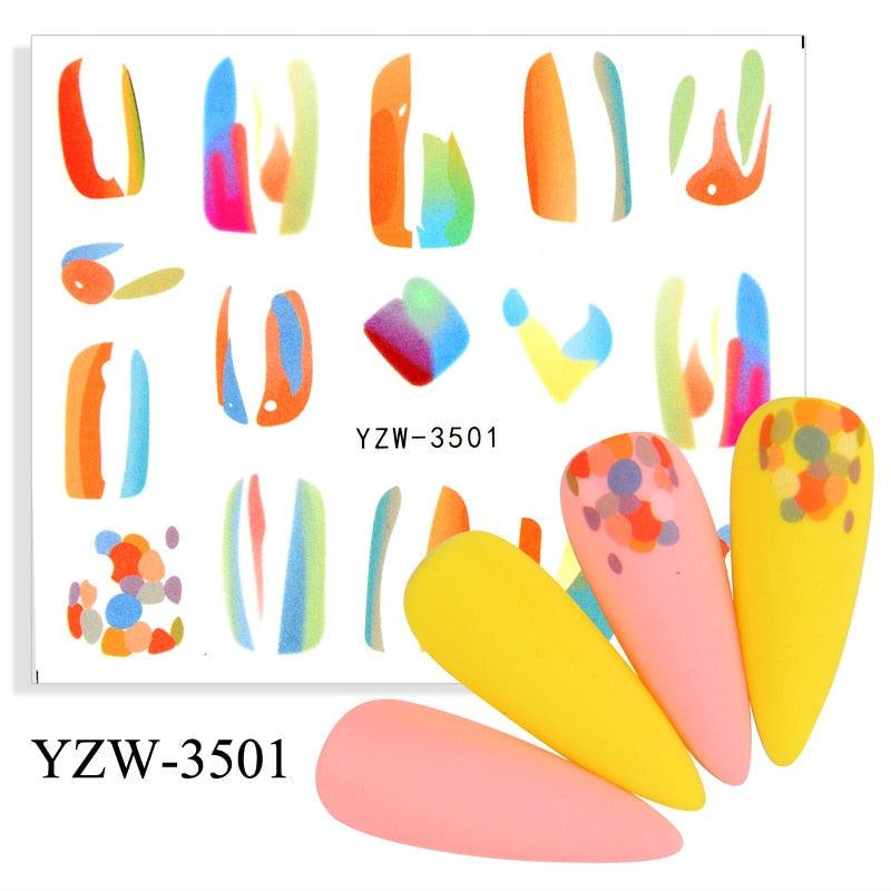 Avocado Fruit Transfer Nail Stickers Charms Winter Water Sticker For Nails Sliders Character Image Tattoo Decal Decoration Cute Summer Nail Art Stickers Summer Fruit Stickers on Nails Unicorn Banana Cherry Avocado Dog Strawberry Nail Art Decals