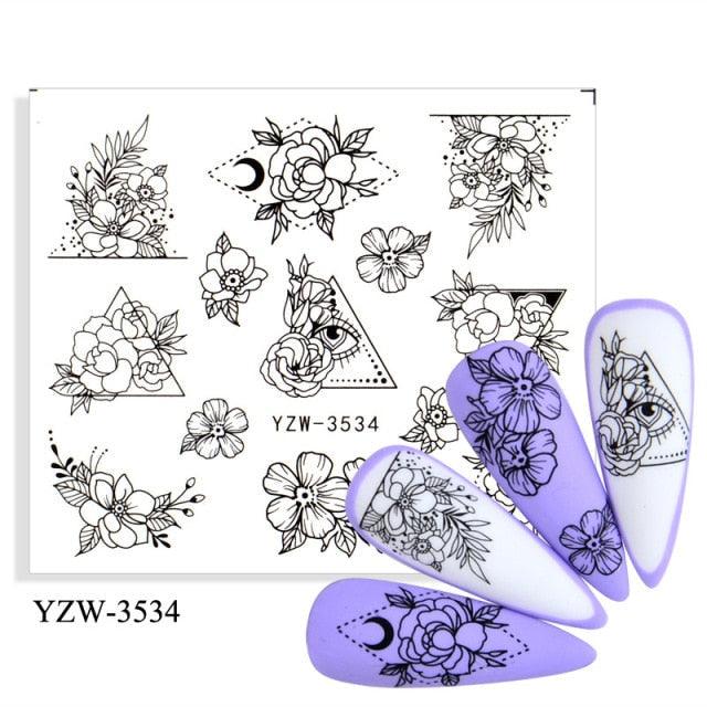 Avocado Fruit Transfer Nail Stickers Charms Winter Water Sticker For Nails Sliders Character Image Tattoo Decal Decoration Cute Summer Nail Art Stickers Summer Fruit Stickers on Nails Unicorn Banana Cherry Avocado Dog Strawberry Nail Art Decals