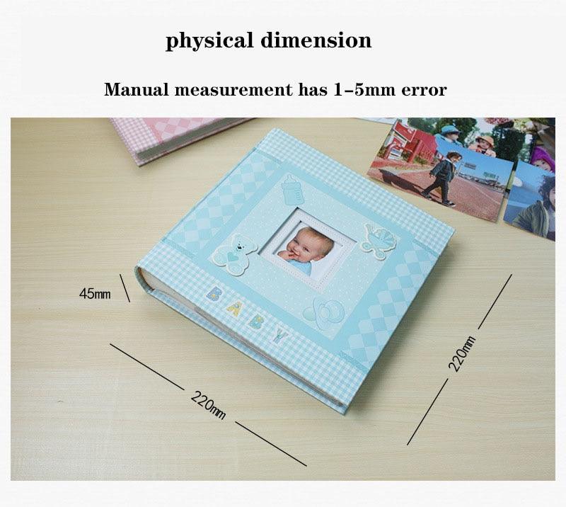 Baby Growth Commemorative Album Kindergarten Graduation Gift Postcard Storage Birthday 6-inch Photo Album 200 Sheets  Home Decor House Decoration DIY Memorable Gifts For Loved Ones