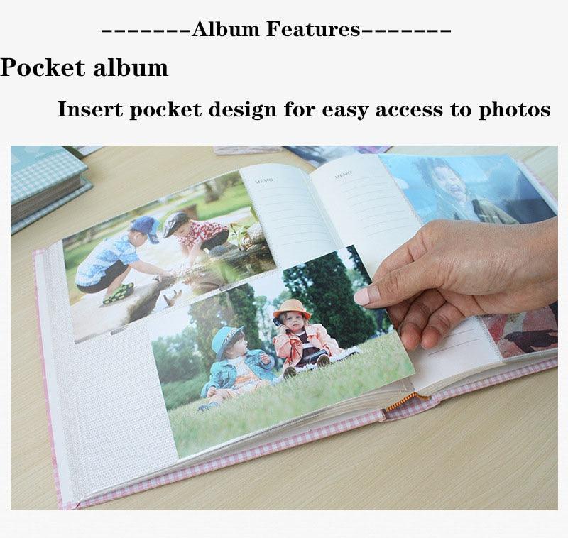 Baby Growth Commemorative Album Kindergarten Graduation Gift Postcard Storage Birthday 6-inch Photo Album 200 Sheets  Home Decor House Decoration DIY Memorable Gifts For Loved Ones