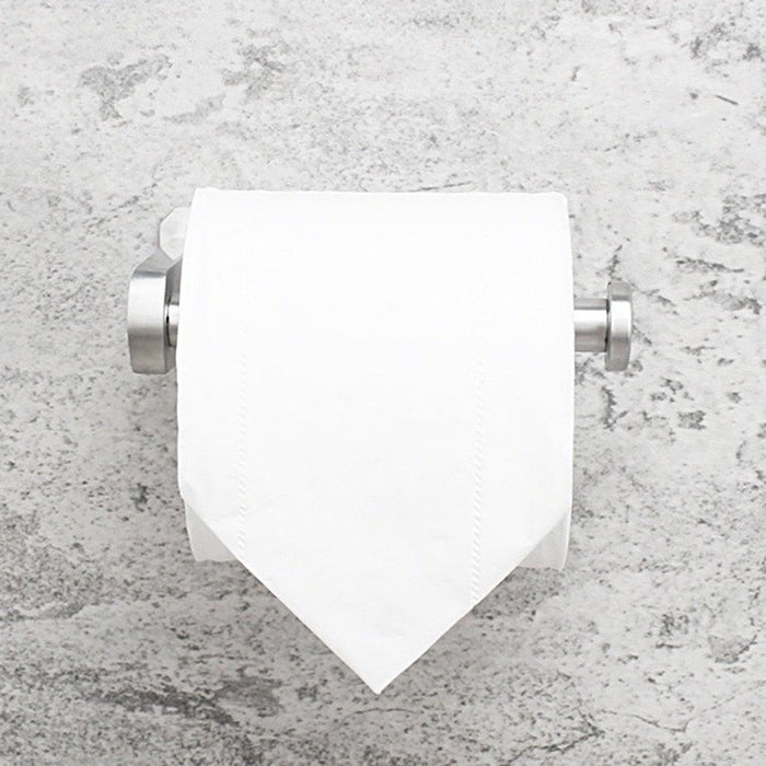 Bathroom Roll Paper Accessories Wall-Mounted Toilet Paper Holder Stainless Steel Kitchen Paper Towel Household Accessories Toilet Paper Holder Self Adhesive Bathroom Paper Towel Roll Holder Wall Moun
