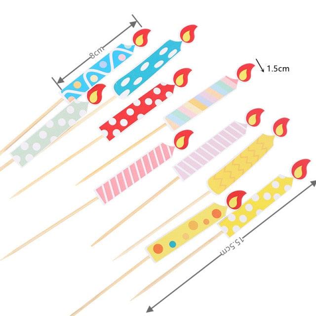 Bear Candle Birthday Cake Props Topper Card Cute Fantasy Cup Dessert Smiley  Love Bear  Table Dress Up Cake Props Party Cake Decor Supplies Toppers Birthday Cupcake Topper Various Cake Decorations for Birthday Party Photo Prop