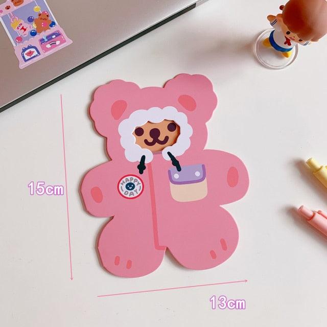 Bear Candle Birthday Cake Props Topper Card Cute Fantasy Cup Dessert Smiley  Love Bear  Table Dress Up Cake Props Party Cake Decor Supplies Toppers Birthday Cupcake Topper Various Cake Decorations for Birthday Party Photo Prop