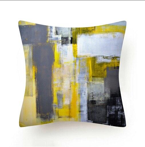 Beautiful Blue Print Polyester Pillow Case Waist Soft Fiber Cushion Sofa Car Cushion Cover Artwork Home Decorative Pillows Covers Cushion Cover For Bedroom Sofa Living Room Home Pillowcase