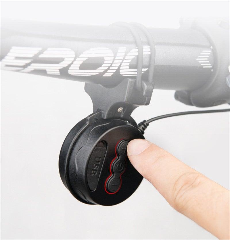 Bike Bell Charging Speaker USB Recharged Mini Electric Bike Horn 4 Modes Cycling Electric Bicycle Accessories For Scooter Electric Bike Horn Cycling Bicycle Scooter Horn Battery Waterproof Bicycle Accessories For Kid