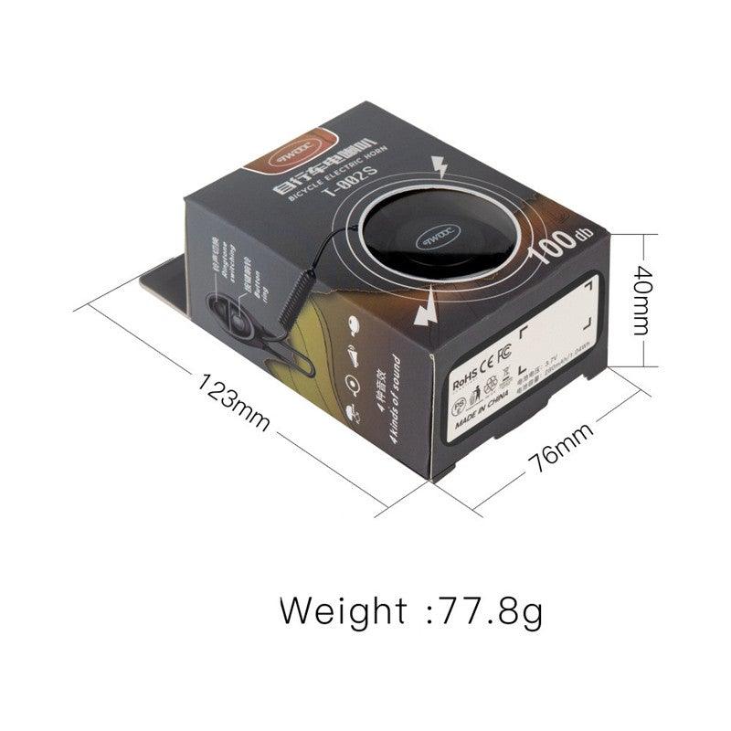 Bike Bell Charging Speaker USB Recharged Mini Electric Bike Horn 4 Modes Cycling Electric Bicycle Accessories For Scooter Electric Bike Horn Cycling Bicycle Scooter Horn Battery Waterproof Bicycle Accessories For Kid