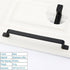 Black American Aluminium Alloy Door Handles Wardrobe Drawer Pull Kitchen Cabinet Knobs For Furniture Handle Hardware Accessories Vintage Cabinet Drawer Handles Pull for Cabinet Door Dresser Cupboard Closet Drawer Furniture