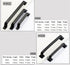 Black American Aluminium Alloy Door Handles Wardrobe Drawer Pull Kitchen Cabinet Knobs For Furniture Handle Hardware Accessories Vintage Cabinet Drawer Handles Pull for Cabinet Door Dresser Cupboard Closet Drawer Furniture