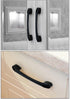 Black American Aluminium Alloy Door Handles Wardrobe Drawer Pull Kitchen Cabinet Knobs For Furniture Handle Hardware Accessories Vintage Cabinet Drawer Handles Pull for Cabinet Door Dresser Cupboard Closet Drawer Furniture