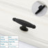 Black American Aluminium Alloy Door Handles Wardrobe Drawer Pull Kitchen Cabinet Knobs For Furniture Handle Hardware Accessories Vintage Cabinet Drawer Handles Pull for Cabinet Door Dresser Cupboard Closet Drawer Furniture