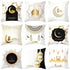 Black Gold Decor Pillow Case Ramadan Cushion Cover Pattern Decorative Cushion Pillowcase Stylish Pillow Home Decor Pillowcover - STEVVEX Decor - 54, beautiful pillow cover, Black Gold Decor Ramadan Pillow Case, Black Pillow Covers, Black White pillow cover, charming pillow cover, charming pillow covers, Decor Pillows Cases, Decorative Cushion Covers, Decorative Cute Pillowcase, Decorative Pillow Case, Decorative Pillow Covers, Pillow Case, Pillow covers - Stevvex.com
