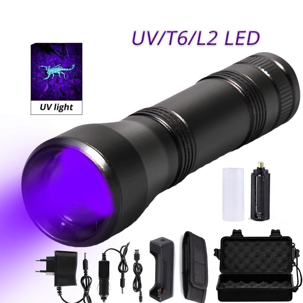 Black Light Flashlight UV Flashlight Super Bright LED Tactical Flashlights 1200 Lumen Rechargeable LED Zoomable UV Torch Waterproof Flashlight Lamp For Pet Urine Stains Detection/Camping - STEVVEX Lamp - 200, Flashlight, Gadget, Headlamp, Headlight, lamp, LED Flashlight, Rechargeable Flashlight, Rechargeable Headlamp, Rechargeable Headlight, Rechargeable Headtorch, Rechargeable Torchlight, Zoomable Flashlight, Zoomable Headlamp, Zoomable Headlight - Stevvex.com