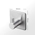 Black Robe Hook Wall Hook Towel Hook for Bathroom Stainless Steel Coat Hook Rustproof Hook Hanger for Kitchen Hardware Stainless Steel Hooks Waterproof and Oilproof Bathroom Kitchen Self Adhesive Hooks for Hanging Coat Hat Towel